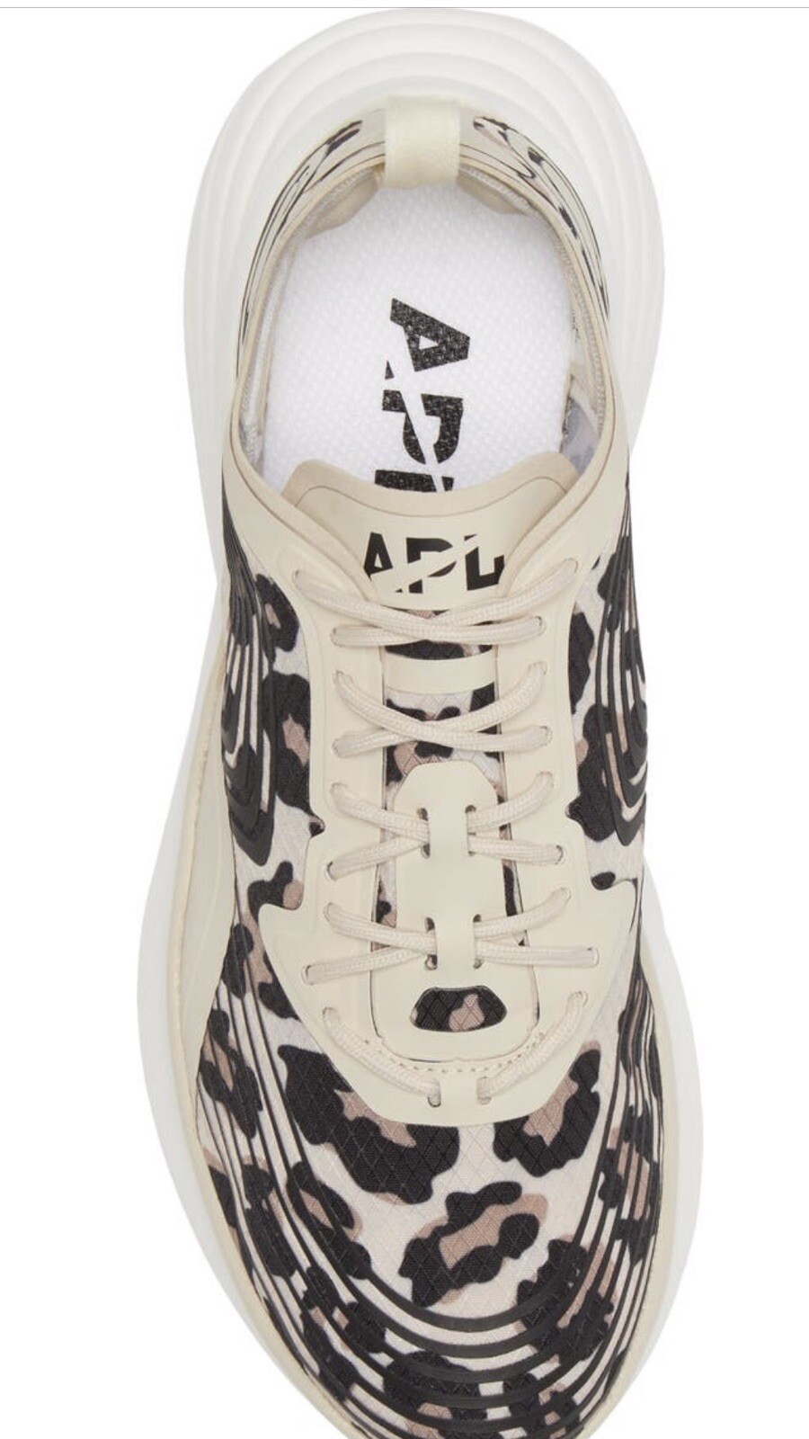 black leopard running shoes